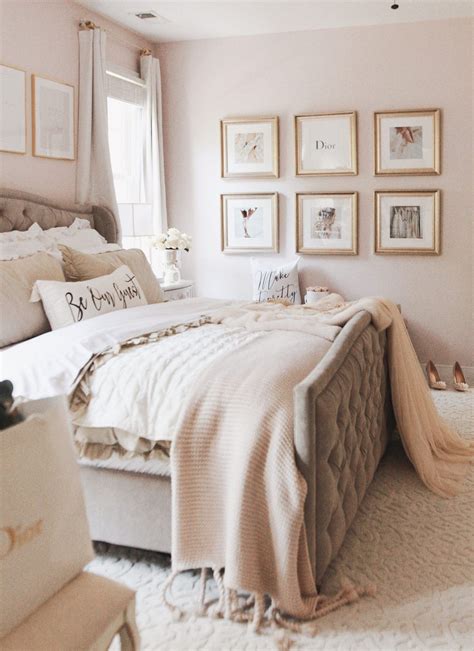 Soft Pink And Neutral Bedroom Neutral Bedroom Decor Bedroom Decor