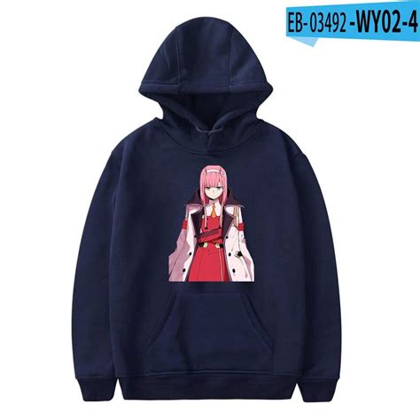2021 New Darling In The Franxx Hoodies Anime Zero Two Hoodie 3d