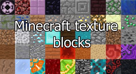 Minecraft Texture Blocks 3d Asset Cgtrader