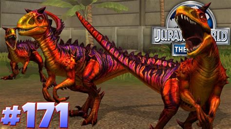 Max Level Carnoraptor Jurassic Worldthe Game Ep 171 Youtube
