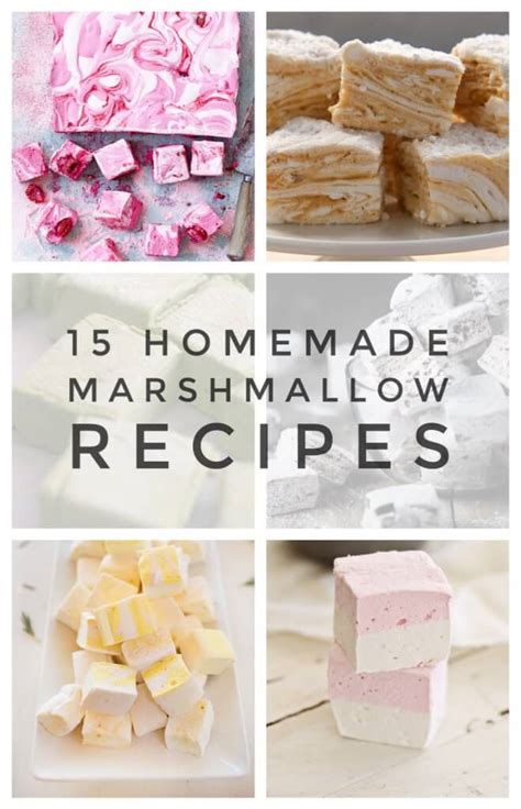 Gourmet Flavored Marshmallows Recipes Desserts With Pictures And Names