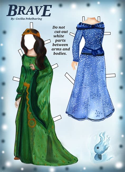 Brave Paper Doll Dresses Page 2 By Cecilia