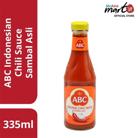 Abc Indonesian Chili Sauce Sambal Asli 335 Ml Shopee Philippines