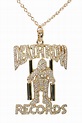 Deathrow Records Necklace Golden Chain Pendant Cosplay Costume ...