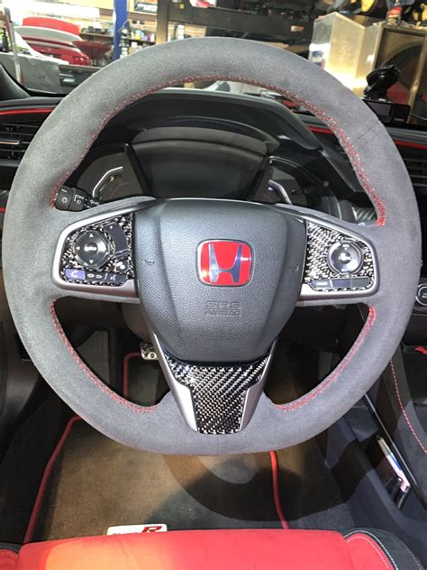 Auto Interior Technic Alcantara Steering Wheel Wrap Installed 2016