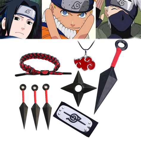 Anime Surrounding Naruto Model Hairband Ring Props Naruto Sasuke