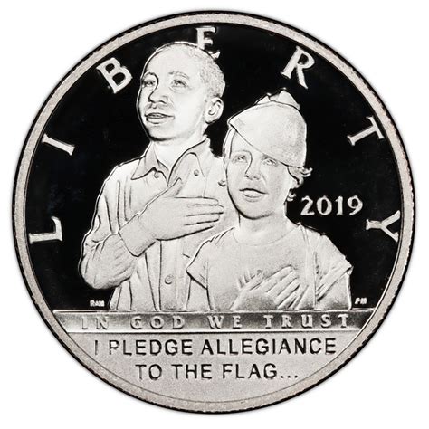 Commemorative Half Dollar 2019 American Legion 100th Anniversary Pf