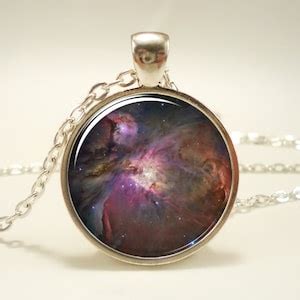 Orion Nebula Necklace Galaxy Jewelry Girlfriend Gift Etsy
