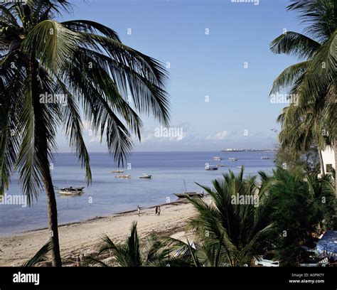 Bamburi Beach Near Mombasa Kenya East Africa Africa Stock Photo Alamy