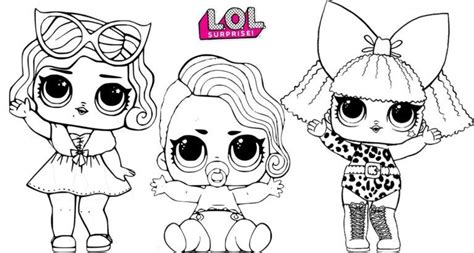 Coloring pages l o l surprise o m g dolls coloring pages free and downloadable in 2020 coloring pages color dolls each fashionista has her own song. Lil Pearl Diva and Leading Baby LOL Surprise Coloring Page ...