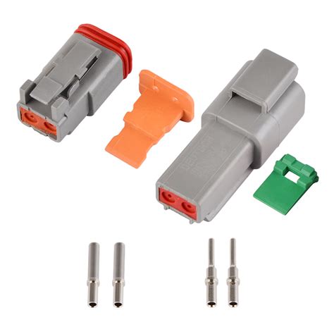 Msd For Deutsch Dt Pin Connector Kit Ga Nickel W S W Solid