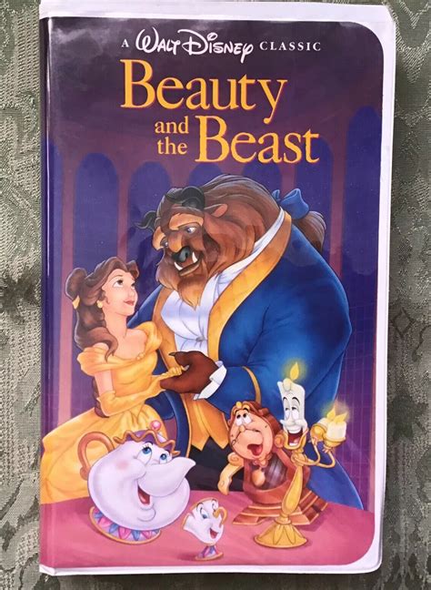 Mavin Vtg Walt Disney Classic Beauty And The Beast Black Diamond