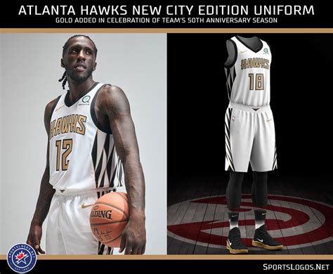The atlanta hawks are scheduled to unveil their new uniform set at 11 a.m. Studio Stories: Hawks City Uniform Embraces Gold for 50th | Chris Creamer's SportsLogos.Net News ...