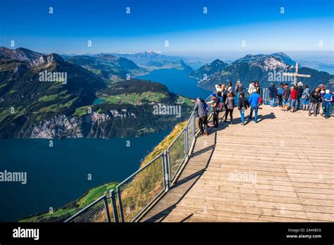 Fronalpstock Switzerland August 2019 Fantastic View To Lake