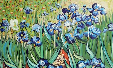Georgia Male Van Gogh Flowers Blue Flowers In A Blue Vase By Vincent