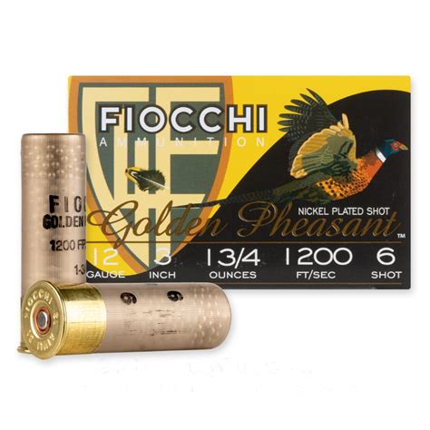 Gauge Shot Fiocchi Golden Pheasant Rounds Ammo My Xxx Hot Girl