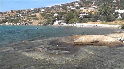 Ακτοπλοϊκώς από την αγία μαρίνα αττικής. Άνδρος. Η παραλία Αγία Μαρίνα. Andros island Greece. Aghia ...