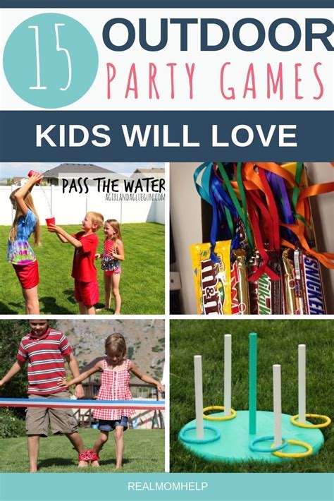 15 Epic Outdoor Party Games Kids Need To Try Kids Party