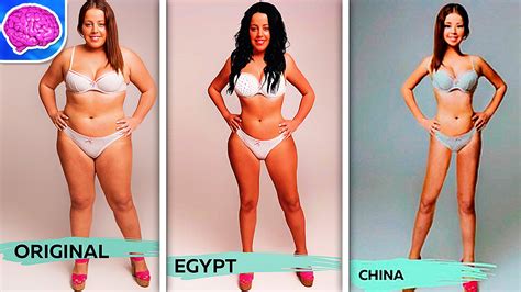 18 Countries Photoshopped One Woman To Have The Perfect Body