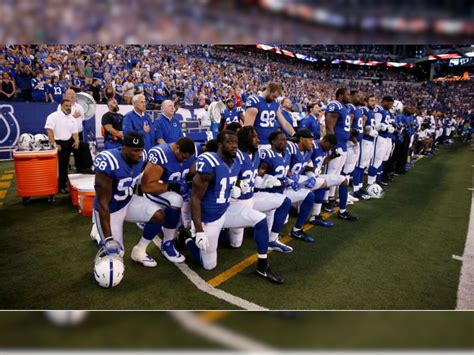 Nfl Bows To Trump Bans Players From Kneeling During National Anthem