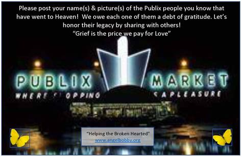 Publix Legends - A place to honor their legacy 🇺🇸🦋 ️