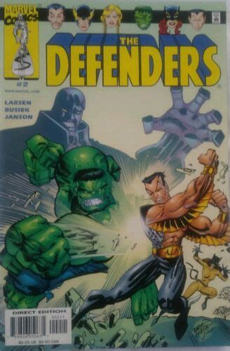 Defenders Issue 2 Marvel 2001 Featuring Namor Dr Strange Silver