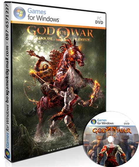 Pc God Of War 2 1dvd9 แผ่นสกรีนพร้อมปก Boxgamek
