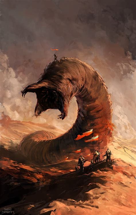 Sparth Nicolas Bouvier Sandworm Arrakis Science Fiction Dune