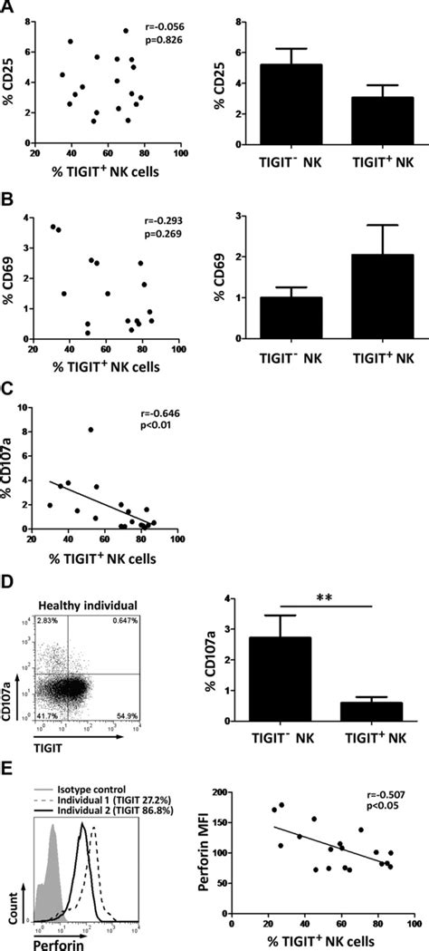 TIGIT Expression Levels On Human NK Cells Correlate With Functional