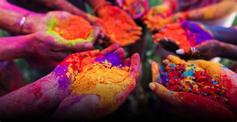 Holi The Festival Of Colours Is Being Celebrated Throughout The