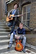 Guitarists Andy Dunlop and Fran Healy of Scottish indie rock group ...