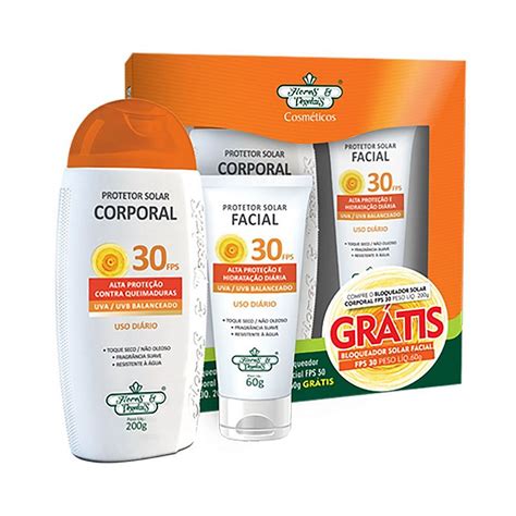 Protetor Solar Flores E Vegetais