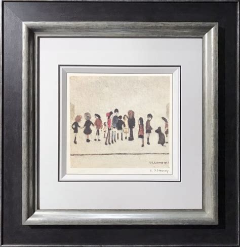 L S Lowry Two Brothers Signed Limited Edition Print Ask