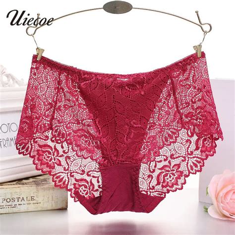 Buy Uiecoe Sexy Lace Panties For Women Mid Rise Black Sexy Woman Panties Lace