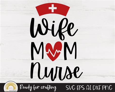 Wife Mom Nurse Nurse Svg Nursing Svg Medical Svg Etsy Nursing Mom Nurse Sticker Labels