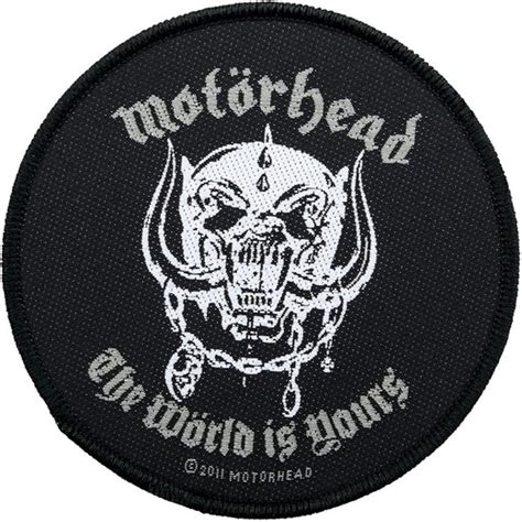 Parche Motörhead The World Is Yours Camden Shop