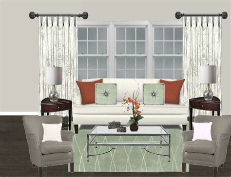 Style inspo for your space. Living Room Concept: Color palette of grey, taupe, ivory ...