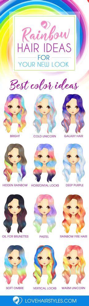 55 Fabulous Rainbow Hair Color Ideas Rainbow Hair Color Rainbow Hair