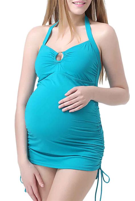Glow Grow Maternity Bathing Suit UPF 50 Tankini Brief Swimsuit