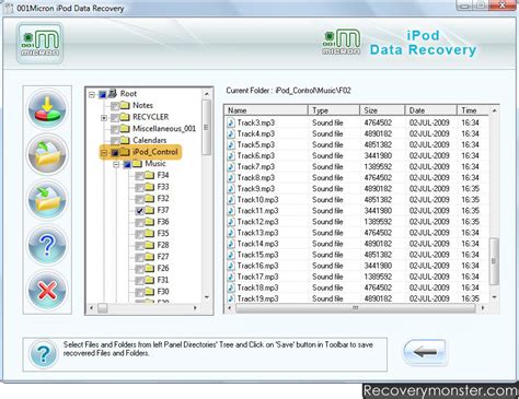 Ipod Data Recovery Software Screenshots Ipod Data Retrieval Program