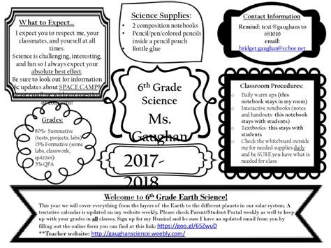 Ms Gaughan 6th Grade Science Science Supplies Ppt Download