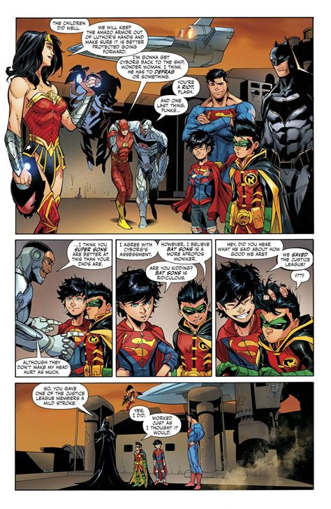 Damian And Jon Superhero Comic Dc Comics Artwork Dc Superheroes