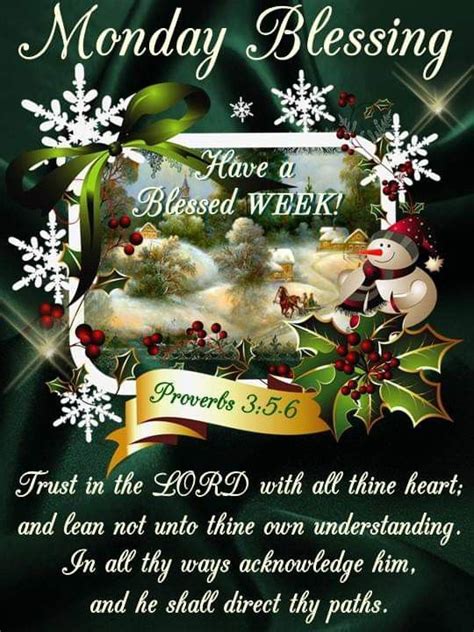 Monday Blessings Christmas Morning Quotes Good Morning Christmas