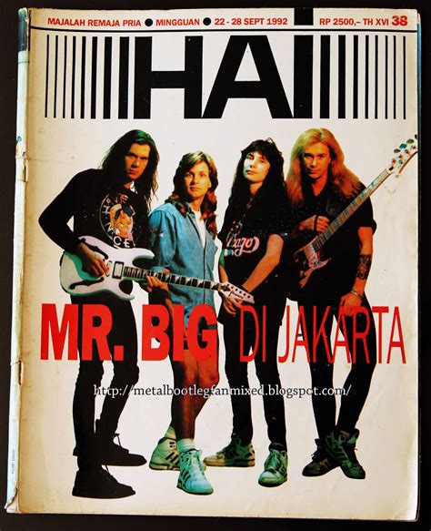 Metal Bootleg Fan Mixed Mr Big Interview In Jakarta 1992