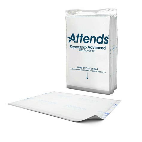 Attends Supersorb Advanced Repositioning Underpad Heavy Absorbency