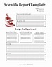 Free Science Experiment Report Template | Free Report Templates