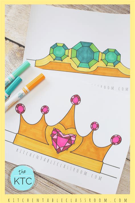 Diy Printable Crown Templates 8 Free Versions The Kitchen Table