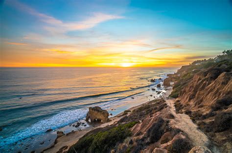 Beautiful Malibu Sunset Landscape Seascape Photography Fine Art