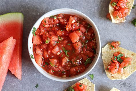 Salted Yum Watermelon Salsa Appetizers Salted Yum