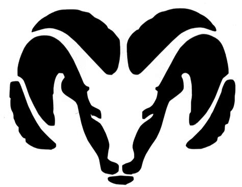 Dodge Ram Head Logo Clip Art Library